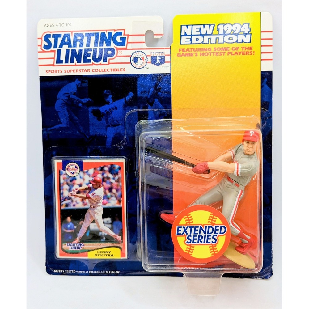 1994 Kenner Starting Lineup Lenny Dykstra Philadelphia Phillies Figure